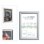 Portacartel Apertura Frontal A3 ALUMINIO