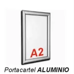 Portacartel Apertura Frontal ALUMINIO