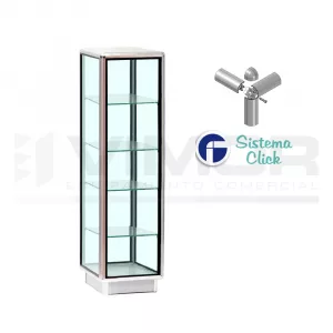 Vitrina click  marco aluminio VT-200