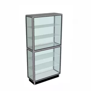 Vitrina click marco aluminio puertas correderas VT125