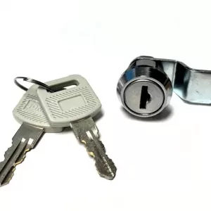 Cerradura de cilindro cromada (Dos llaves)