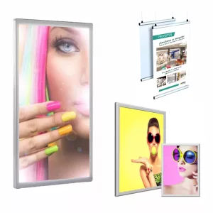 Portacarteles Pared y techo