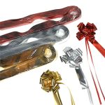 50 lazos automáticos metal Envoltorio de Regalo, Boda, Cestas Navidad, Regalos