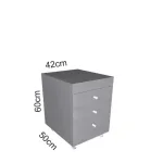 Cajonera 3 cajones para mesa oficina