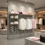 Estantería malla mobiliario tienda