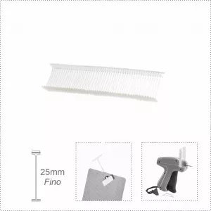 Caja de 5000 hilos de plástico de 25mm fino