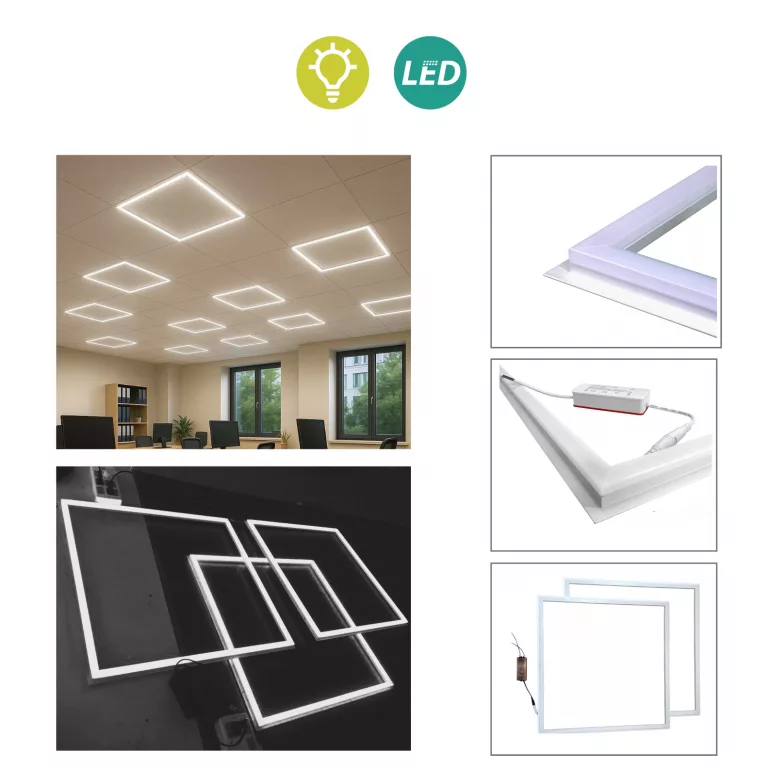 Panel led hueco 595x595mm 48W