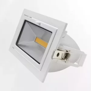 Downlight orientable rectangular 35W 4000K-120º-Largo 235mm-Ancho  145mm-Grueso 118mm