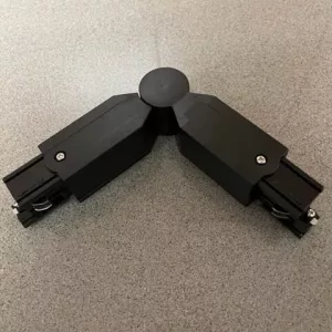 Empalme ángulo variable para carril electrificado