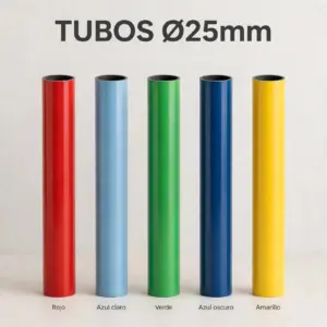 Tubo box 25mm diámetro