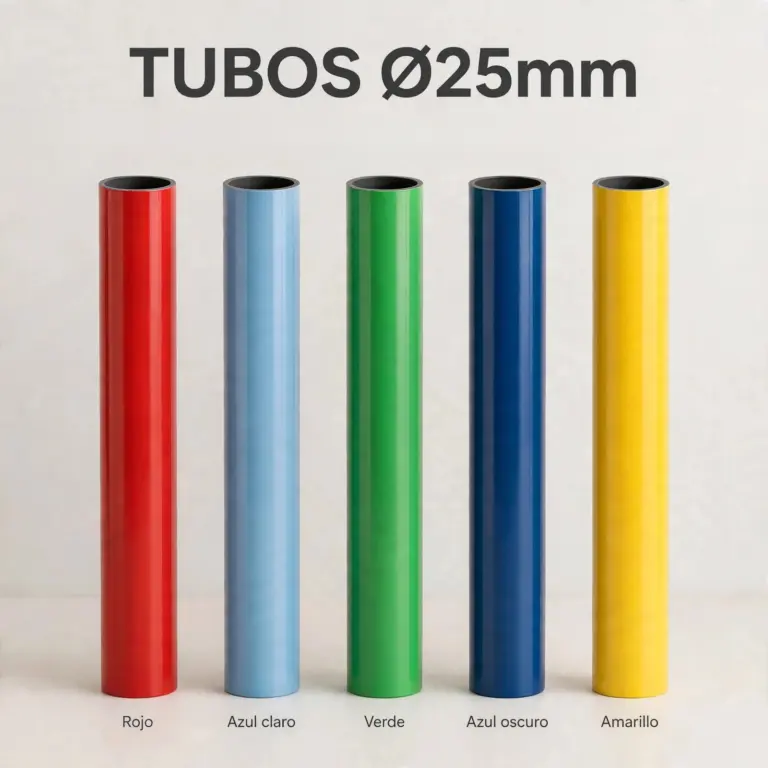 Tubo box 25mm diámetro
