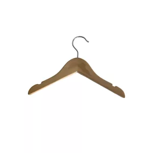 Percha madera natural niño 27cm (En caja de 100uds).
