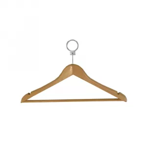 Percha hotel conjunto madera 45cm (en caja 100uds)