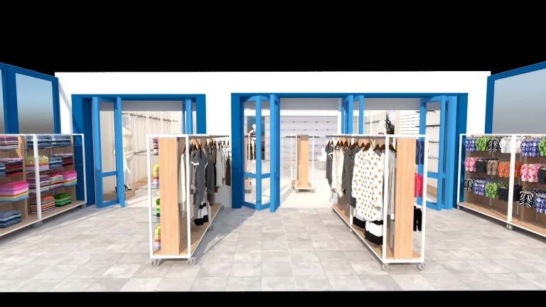 Estantería góndola tubo cuadrado SQ