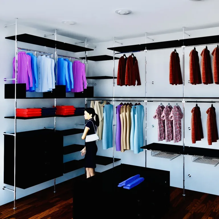 Estanterías tubo redondo