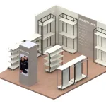 Estantería tubo cuadrado SQ