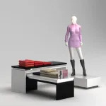 Juego mesas góndolas expositores