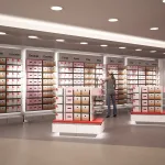 Góndola estantería madera