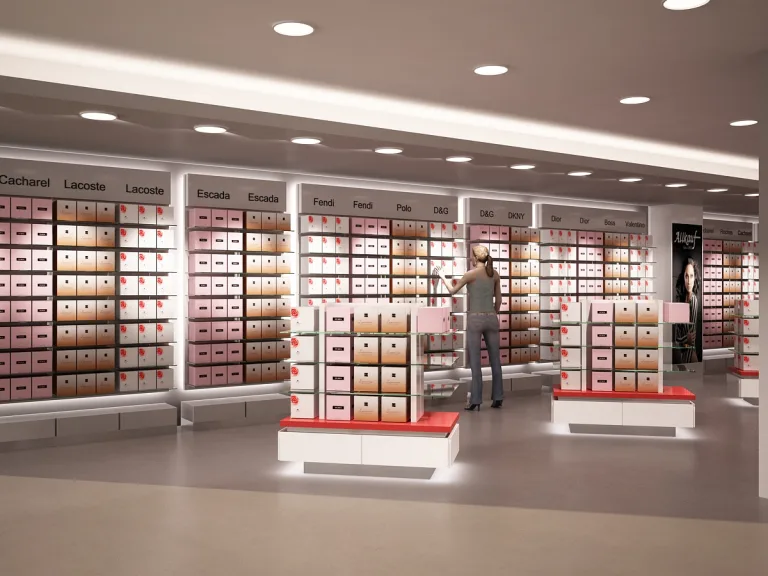 Góndola estantería madera