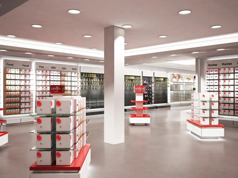 Góndola estantería madera