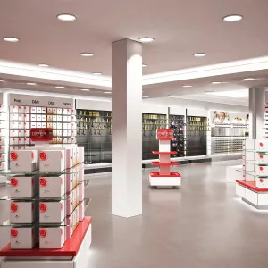 Góndola estantería madera