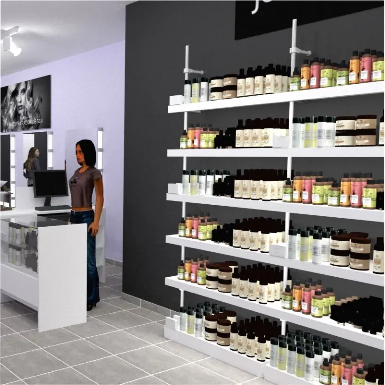 Estantería tubo redondo