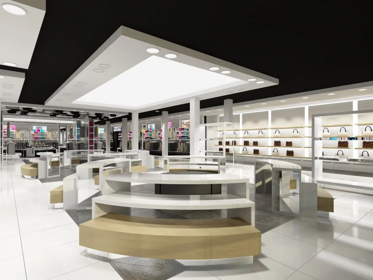 Góndola estantería madera