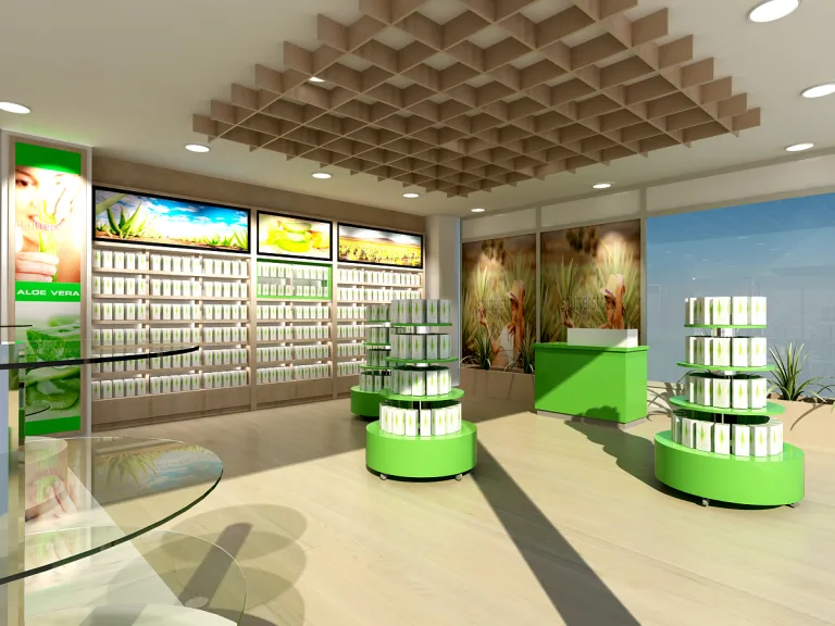 Estantería góndola madera