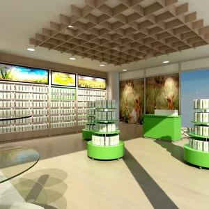 Estantería góndola madera