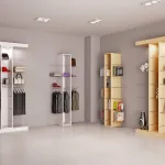 Estantería ranura madera