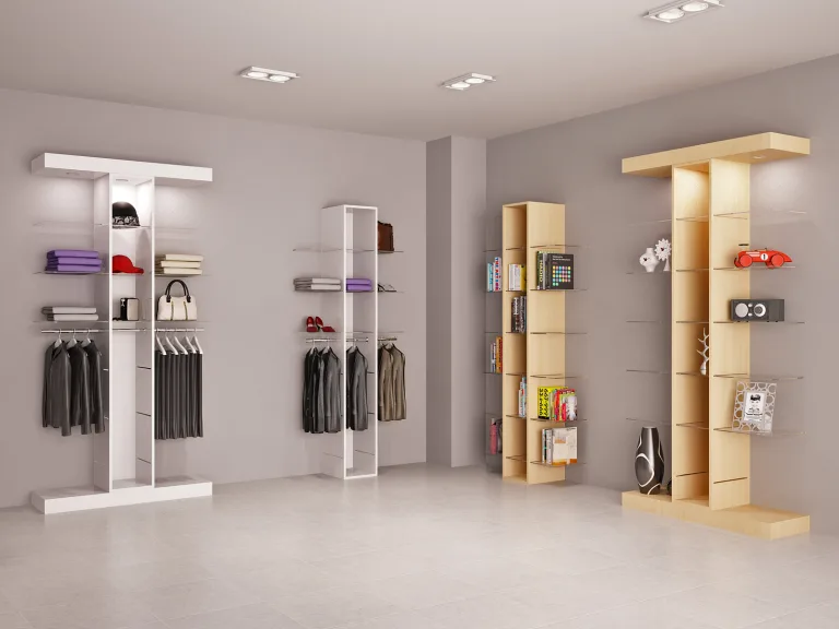 Estantería ranura madera