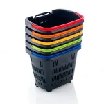 Cesta con dos ruedas 45litros