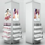 Góndola columna madera