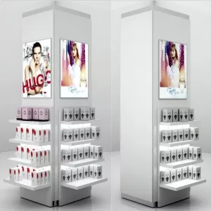 Góndola columna madera