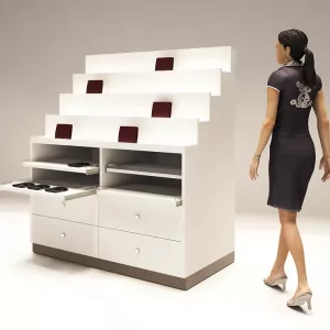 Góndola madera para carteras