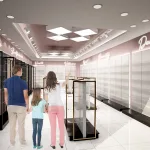 Góndola tubo cuadrado SQ