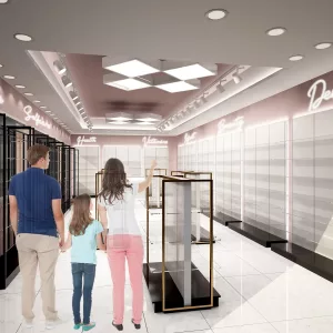 Góndola tubo cuadrado SQ