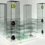 Vitrinas de isla como mobiliario central