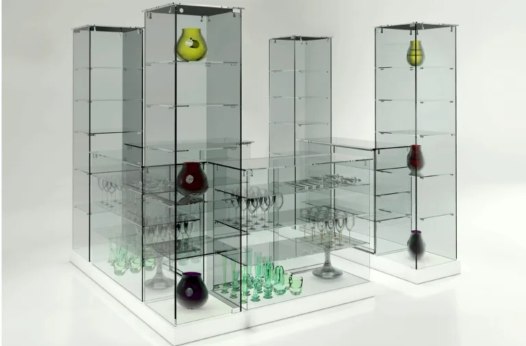 Vitrinas de isla como mobiliario central