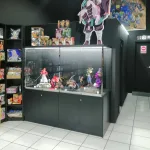 vitrina cristal templado con luz