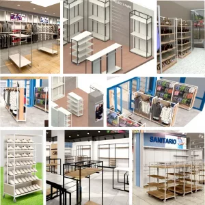 MÁS DISEÑOS GONDOLAS METÁLICAS