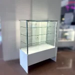 Vitrina cristal templado con base