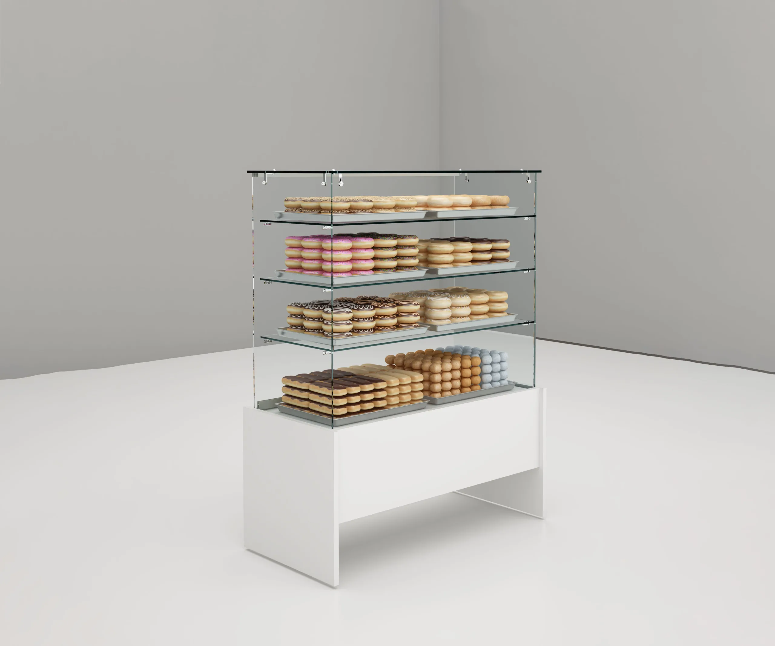 Mostrador vitrina especial alimentación