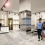 Estantería perchero tubo cuadrado sistema sq