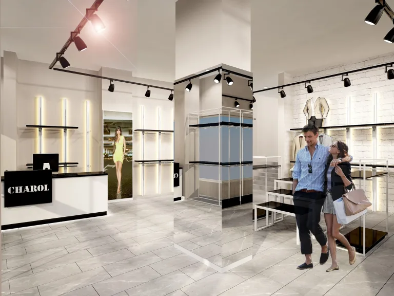 Estantería perchero tubo cuadrado sistema sq