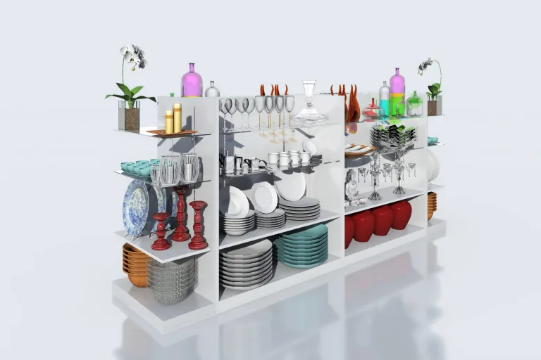 Conjunto góndola madera ARUBA