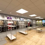 Estantería góndola tubo cuadrado SQ