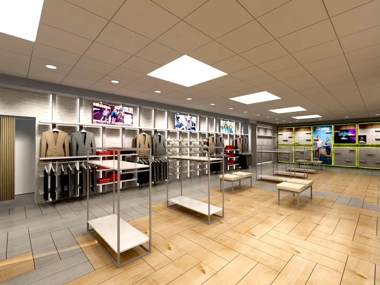 Estantería góndola tubo cuadrado SQ