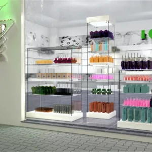 Conjunto vitrinas cristal escaparate