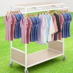 Góndola carro expositor tubo cuadrado SQ